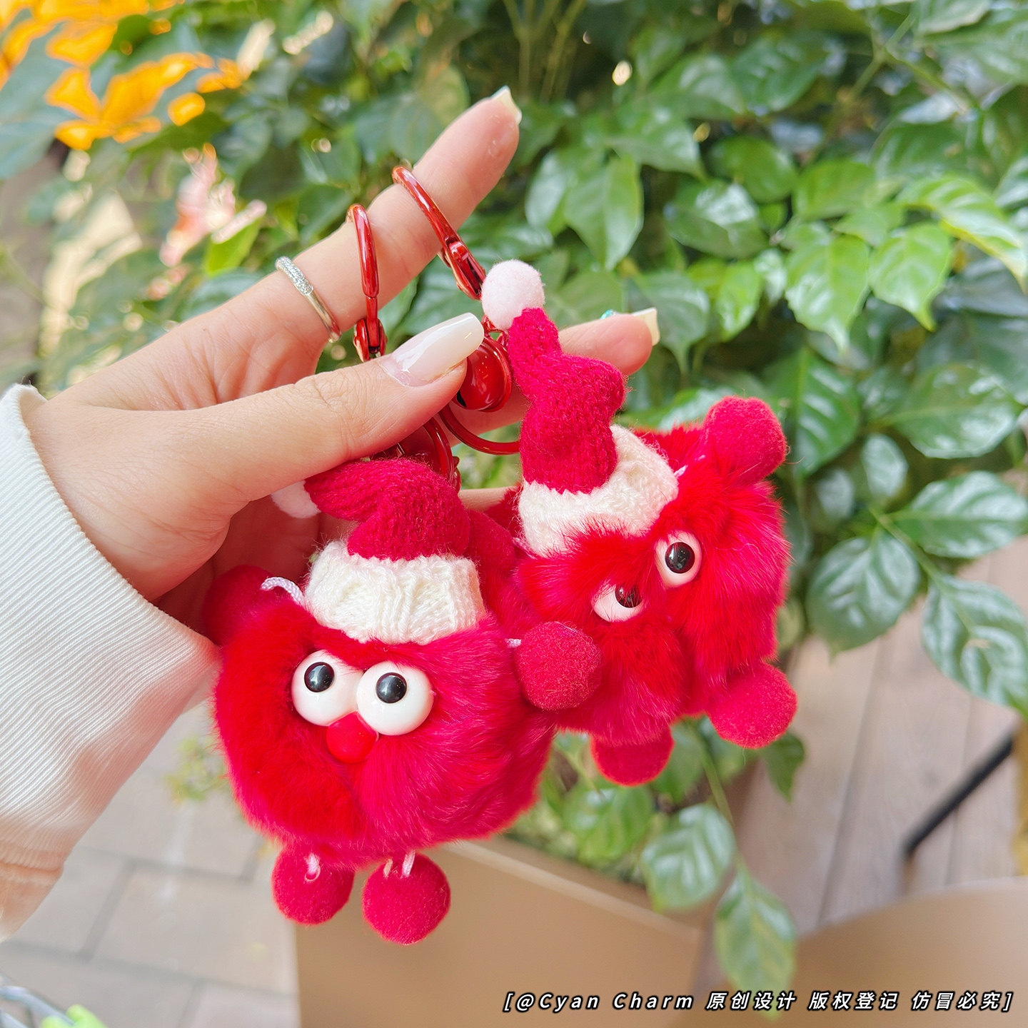 可爱戴帽毛球小精灵卡通公仔钥匙扣创意煤球玩偶情侣闺蜜包包挂件,节庆用品/礼品,钥匙扣,淘宝优惠券,粉丝福利购,淘宝优惠卷