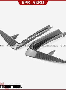 适用于本田思域 FL5 Type R 碳纤维EPA款前杠风口改装小包围贴件