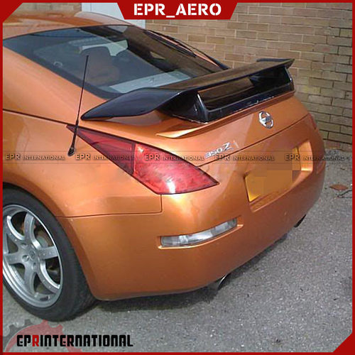 适用于日系350Z 改装 Nismo款 碳纤扰流大尾翼 Z33后备箱盖大尾翼