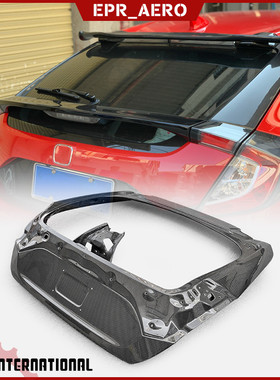 适用于两厢思域TYPE R Civic FK8 FK7 碳纤维改装原厂尾盖 尾箱盖