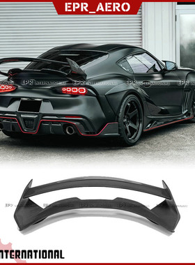 适用于丰田GR Supra A90 碳纤维D款GT尾翼扰流板定风翼改装包围