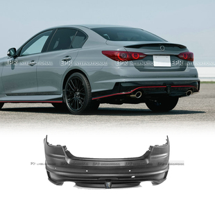 Nismo款 适用于日产 英菲尼迪 Q50 后包围 PP材质后保险杠尾杠改装