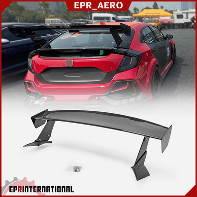 适用于本田两箱思域FK8 FK7 VARIS碳纤维改装GT大尾翼 装饰定风翼