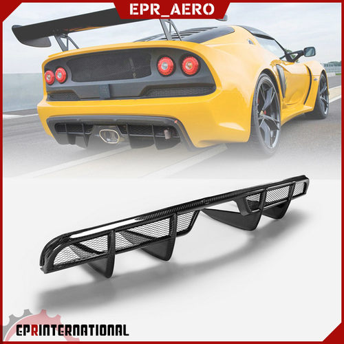 适用于路特斯莲花 Exige S3改装 碳纤维扰流款后唇后杠底板去包围