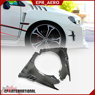 适用于斯巴鲁14-18 翼豹Impreza WRX VA DAM碳纤维改装翼子叶子板