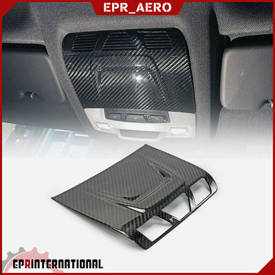 适用于丰田大魔王Toyota A90 Supra碳纤维改装阅读灯饰盖内饰贴件