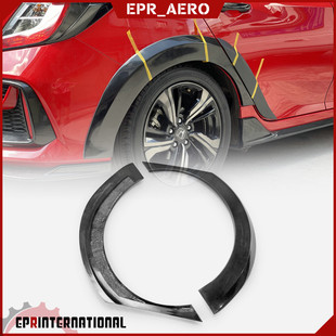 适用于本田两厢思域CIVIC FK7 改FK8原厂改装后轮眉 加装轮眉宽体