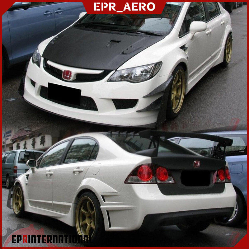 适用于本田思域 FD2 Type R 树脂纤维K款 整车全套大包围改装替换