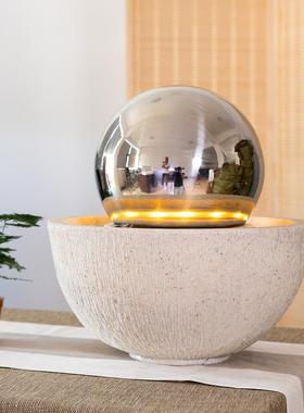 财源滚滚流水摆件庭院自循环水景转运球落地喷泉客厅桌面生财大型