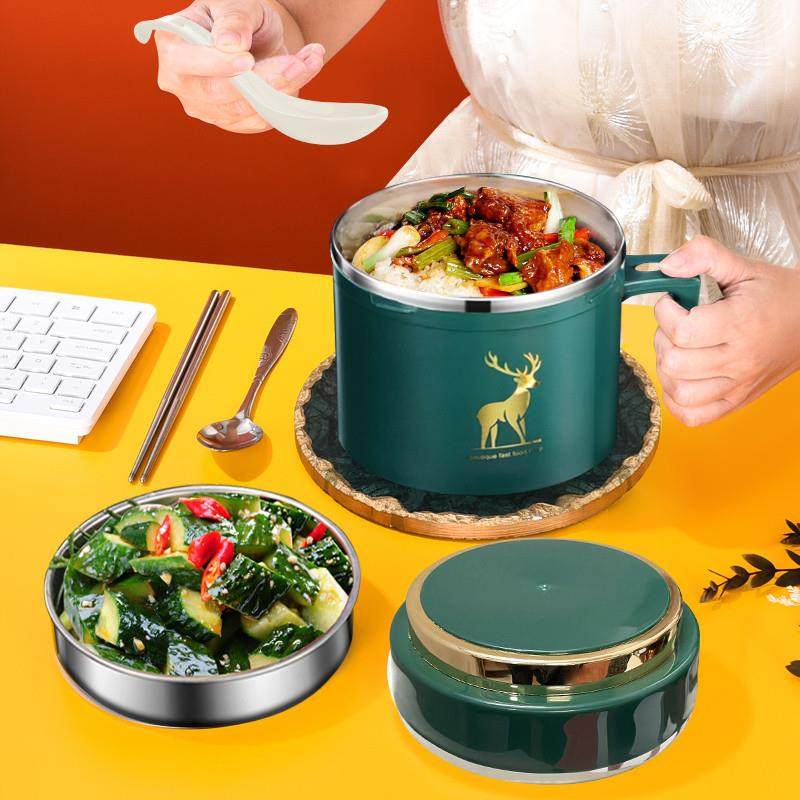 304食品级不锈钢饭盒上班族餐盒 中小学生专用可分格快餐杯泡面碗,餐饮具,饭盒/保温桶/保温提锅,淘宝优惠券,粉丝福利购,淘宝优惠卷