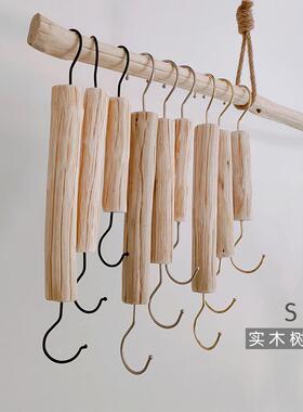 原木干树枝挂钩s钩童装女服装店衣架挂衣钩陈列道具S挂钩货架衣架