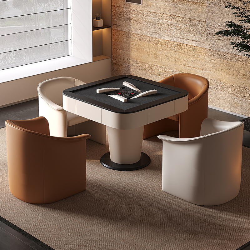 将盟雅逸实木麻将桌过山车