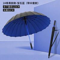 24-bone long-handled umbrella with waterproof cover, men's enlarged, thickened, reinforced wind-resistant automatic umbrella, enlarged umbrella surface, car umbrella thumbnail 2