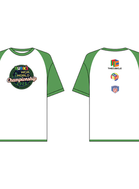 【Cubicle酷比科】2025WCA世界魔方锦标赛T恤 官方正版Worlds2025