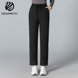 直筒裤 90白鸭绒羽绒裤 新款 棉裤 子极寒 女外穿高腰加厚保暖2024冬季