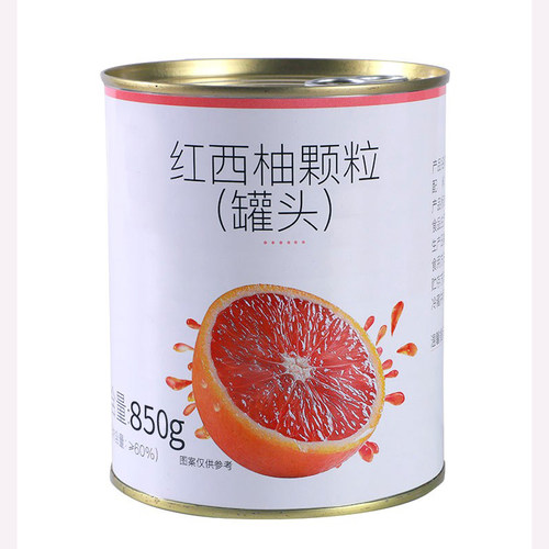 进口红西柚露颗粒罐头奶茶店专用