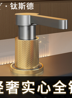 枪灰色实心全铜厨房洗菜盆洗洁精压取器水槽皂液器延长管按压器
