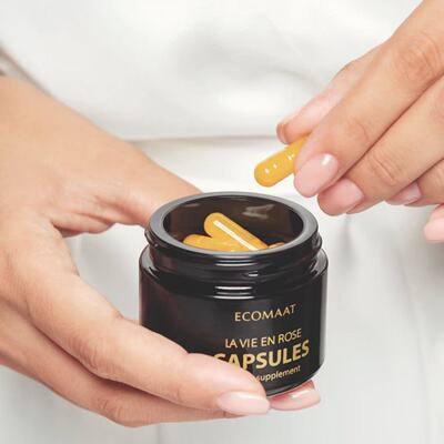 【情绪稳定】ECOMAAT伊可茉玫瑰胶囊30粒保加利亚大马士玫瑰