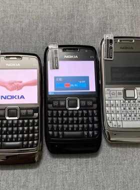 Nokia/诺基亚E71 全键盘直板按键移动联通3G拍照音乐学生备用手机
