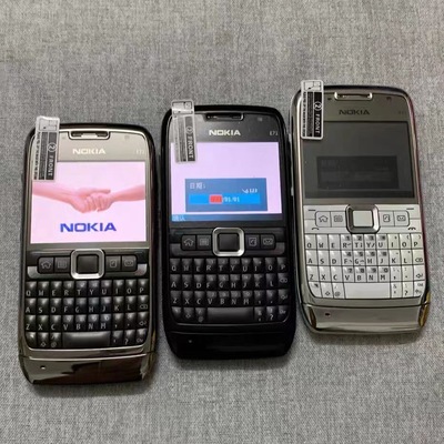 Nokia/诺基亚E71 全键盘直板按键移动联通3G拍照音乐学生备用手机