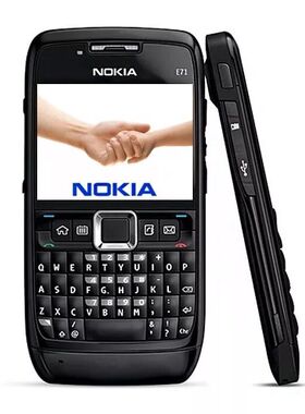 诺基亚 E71 全键盘直板按键移动联通3G经典怀旧学生戒网备用手机