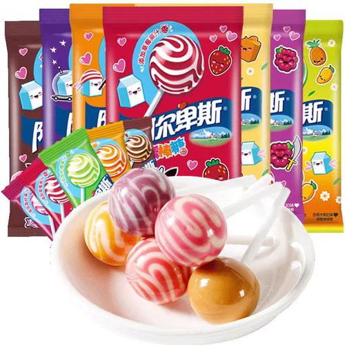 阿尔卑斯牛奶草莓味棒棒糖