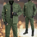 Хлопковый комбинезон, износостойкий лонгслив, осенний, защита от ожогов