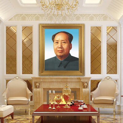 毛主席伟人照片壁挂大堂装饰画
