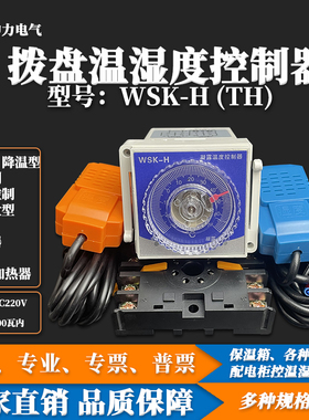 拨盘式温湿度控制器全自动降温 开关配电柜除湿加温专用WK-P(TH)