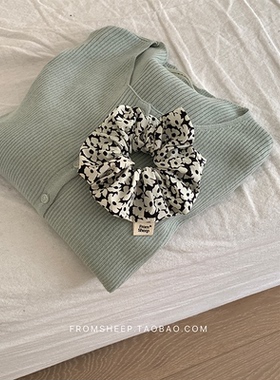 FromSheep~韩国复古碎花发圈女扎头发绳大肠发圈马尾头绳皮筋发饰