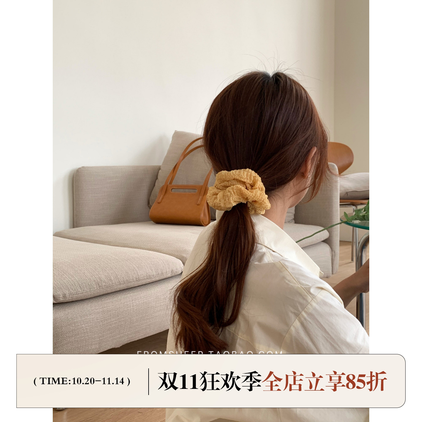 fromsheep韩国ins风夏天大肠头绳
