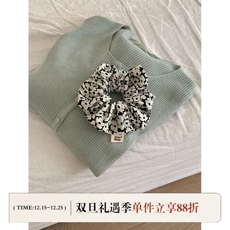 韩国点缀碎花扎头发大肠发圈发饰