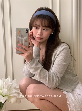 FromSheep~韩系宽边海绵发箍女款高颅顶可爱发卡日常外戴发旅头箍