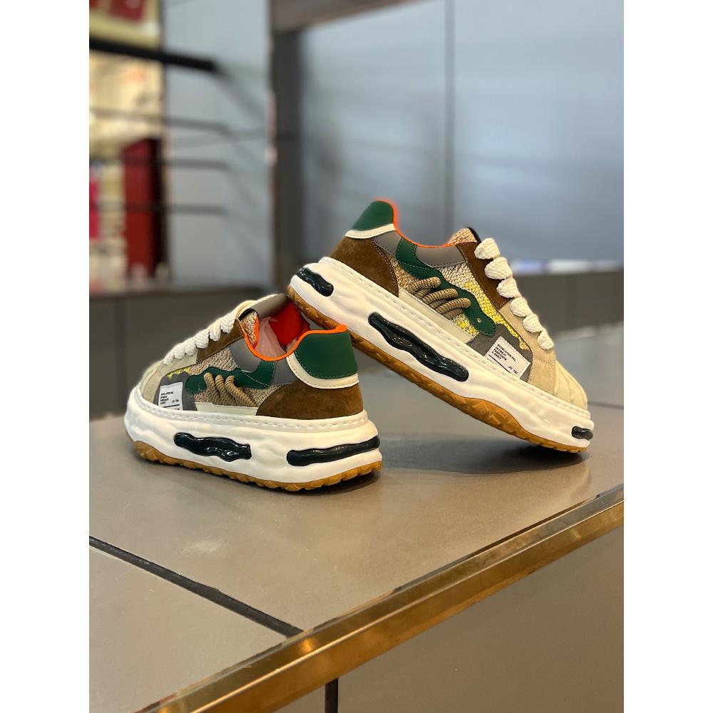 香港潮牌新款布面厚底老爹鞋覆古防滑潮流男鞋小众软底运动休闲鞋