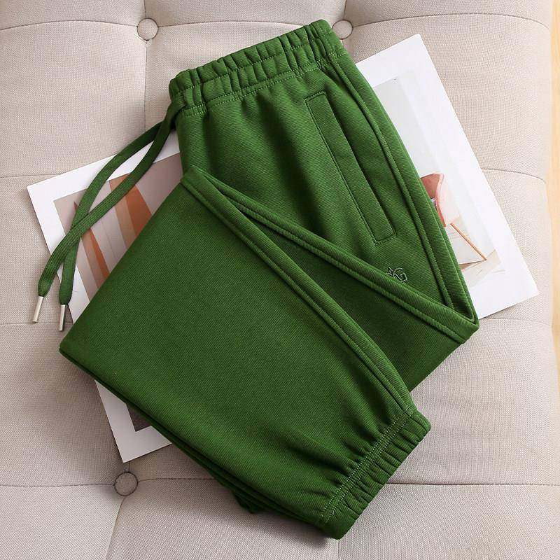 高端时尚运动裤卫裤男女秋冬潮流宽松束脚刺绣长裤百搭休闲裤子,男装,卫裤,淘宝优惠券,粉丝福利购,淘宝优惠卷