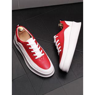 Minimalism Aquaman~ 厚底小白鞋男软底内增高白色百搭舒适板鞋软