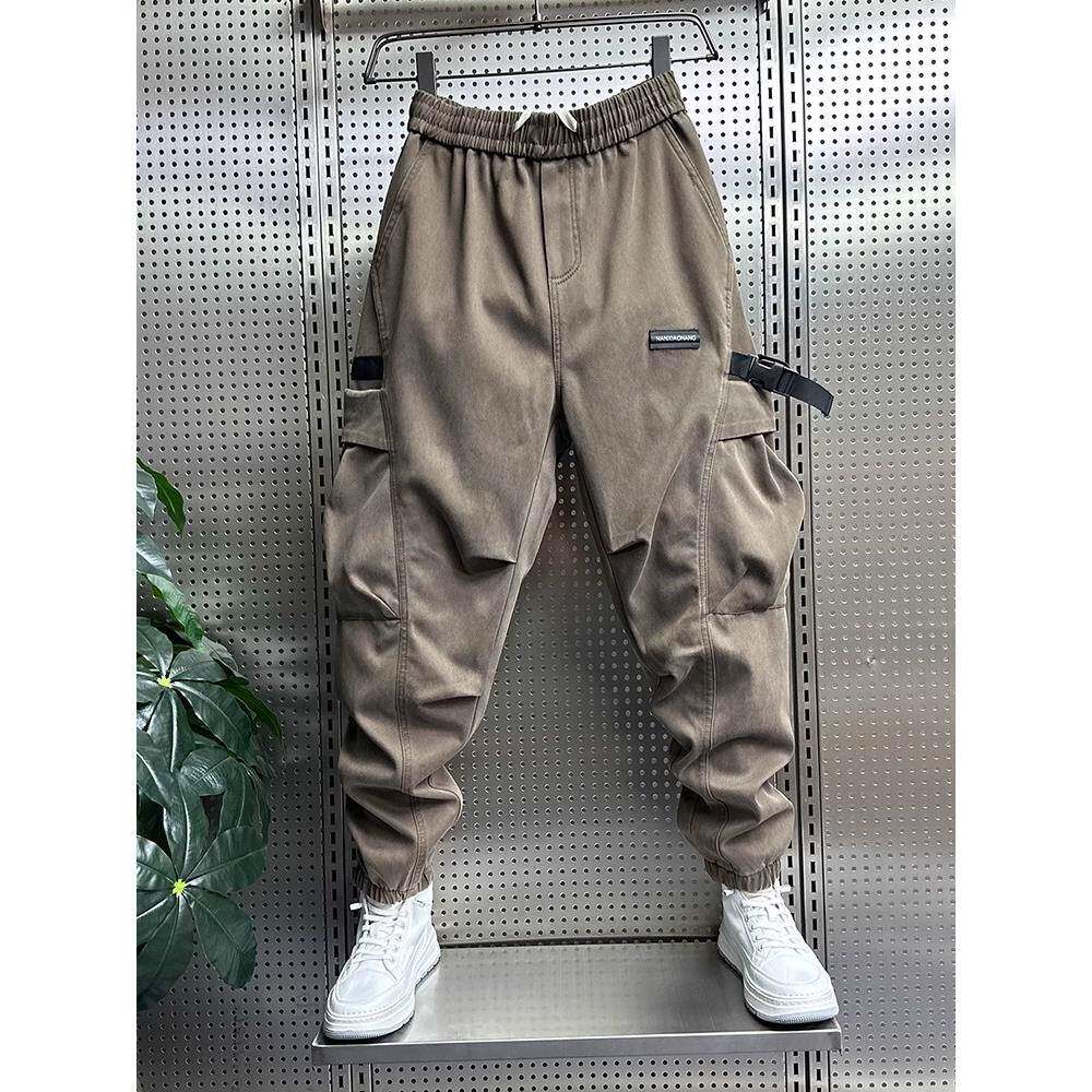 Marolio~打造时尚男性风格！宽松的多瓣口袋裤工装裤男士时髦英俊