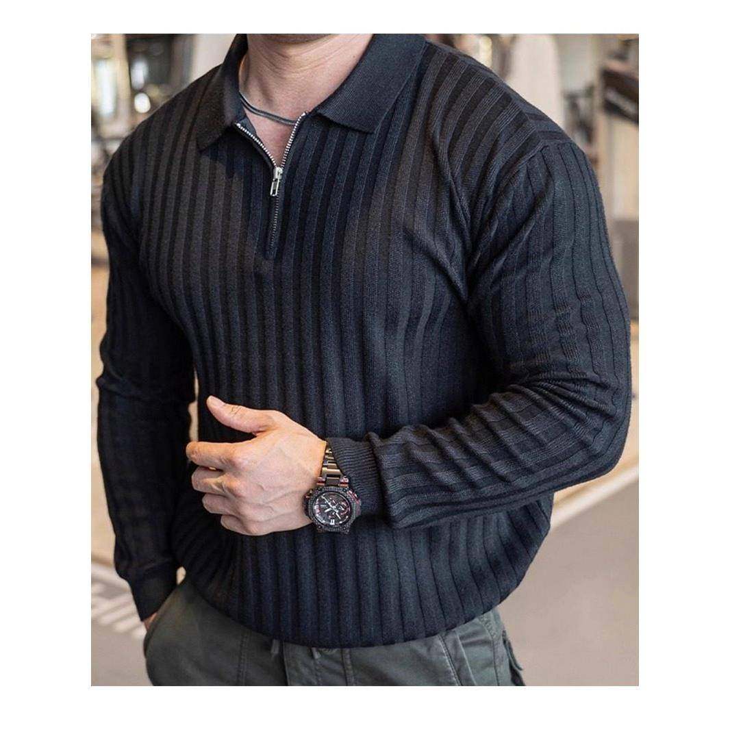 GM新潮 男士运动休闲上衣跑步训练打底杉polo衫男秋冬季新款舒适,男装,秀禾服,淘宝优惠券,粉丝福利购,淘宝优惠卷