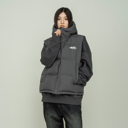 美式复古男女情侣马甲
