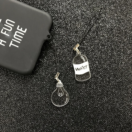 趣味设计水瓶子简约风手机挂绳