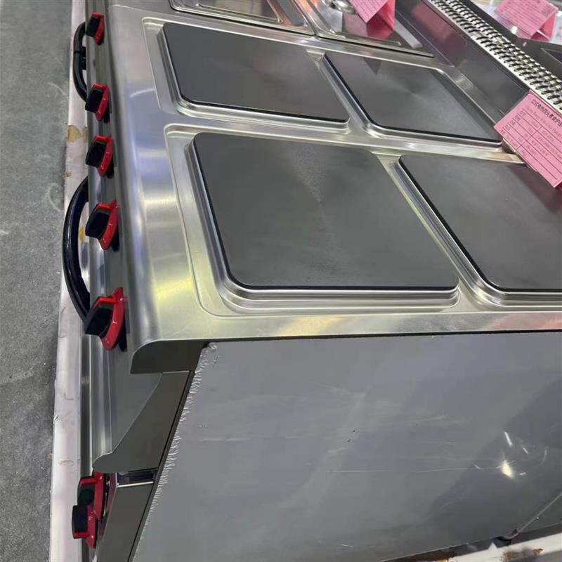 六头煮食炉连电焗炉商用豪华型方板煮食炉煮食板带限温进口EGO