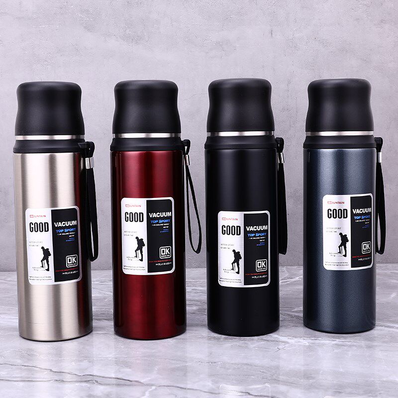 保温杯316不锈钢户外运动保温壶大容量1000ml学生男全钢水杯便携