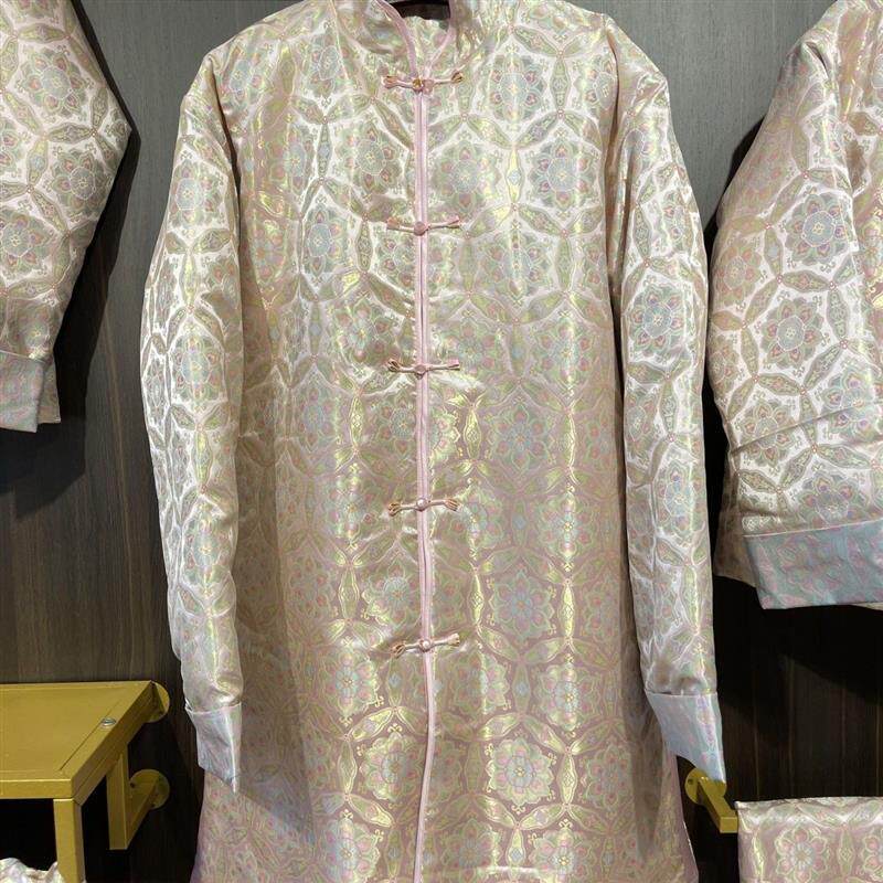 新款高档寿服新中式寿衣老年人寿衣冲喜寿衣寿服七件全套