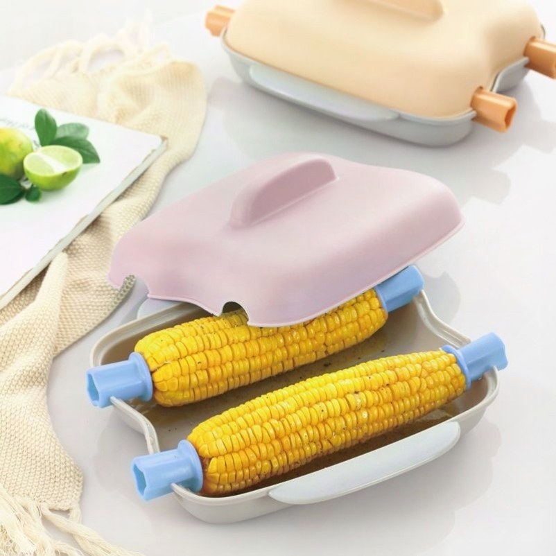 蒸玉米棒防烫玉米叉 厨房蒸笼 微波炉食物加热盒 懒人速食早餐,厨房/烹饪用具,微波炉专用盒,淘宝优惠券,粉丝福利购,淘宝优惠卷