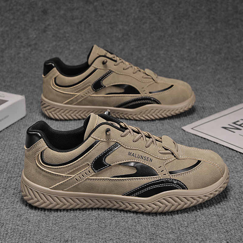 欧洲站男鞋季新款小众设计感软底休闲鞋户外百搭运动阿甘潮鞋