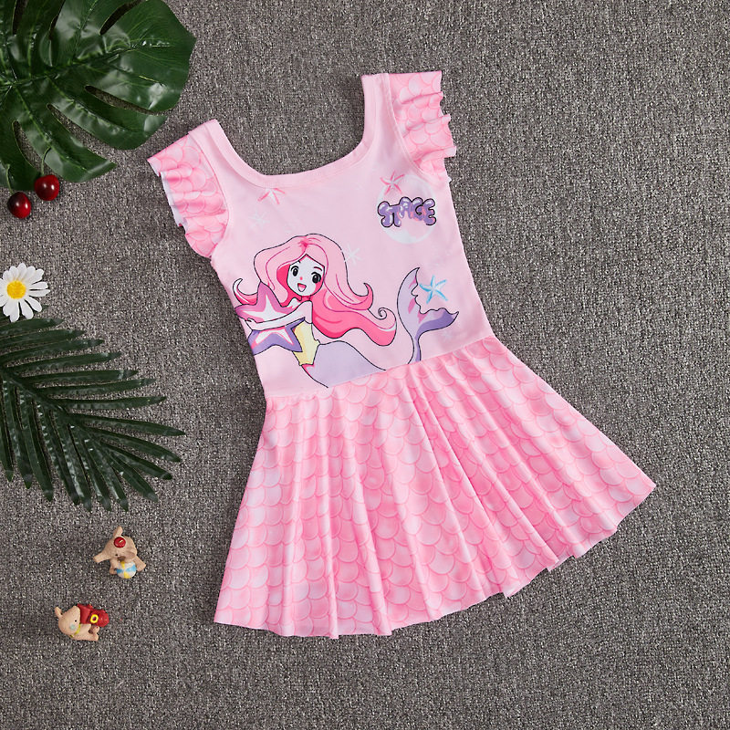 德国韩版新款儿童泳衣女童中大童小童夏季女孩连体游泳衣温泉泳装