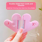 采购产品女孩心脏剪发器家用儿童刘海修剪器美发女士变薄剪发器成