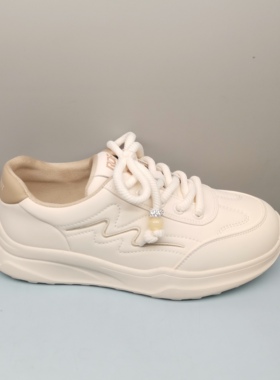 春秋新款阿甘鞋女红蜻蜓正品BC78813021时尚运动休闲厚底小白鞋女