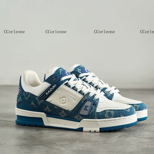 定制 潮鞋 时尚 百搭蓝牛仔轻奢潮鞋 新休闲板鞋 夏季 25ss