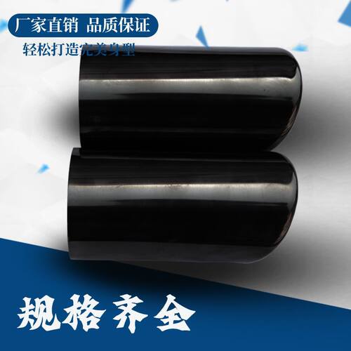 跨境汽车尾喉新速腾直插式1.4t不锈钢款镀黑钛汽车尾喉改装